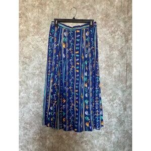 V I N T A G E  90s Pendleton Nautical Pleat Skirt